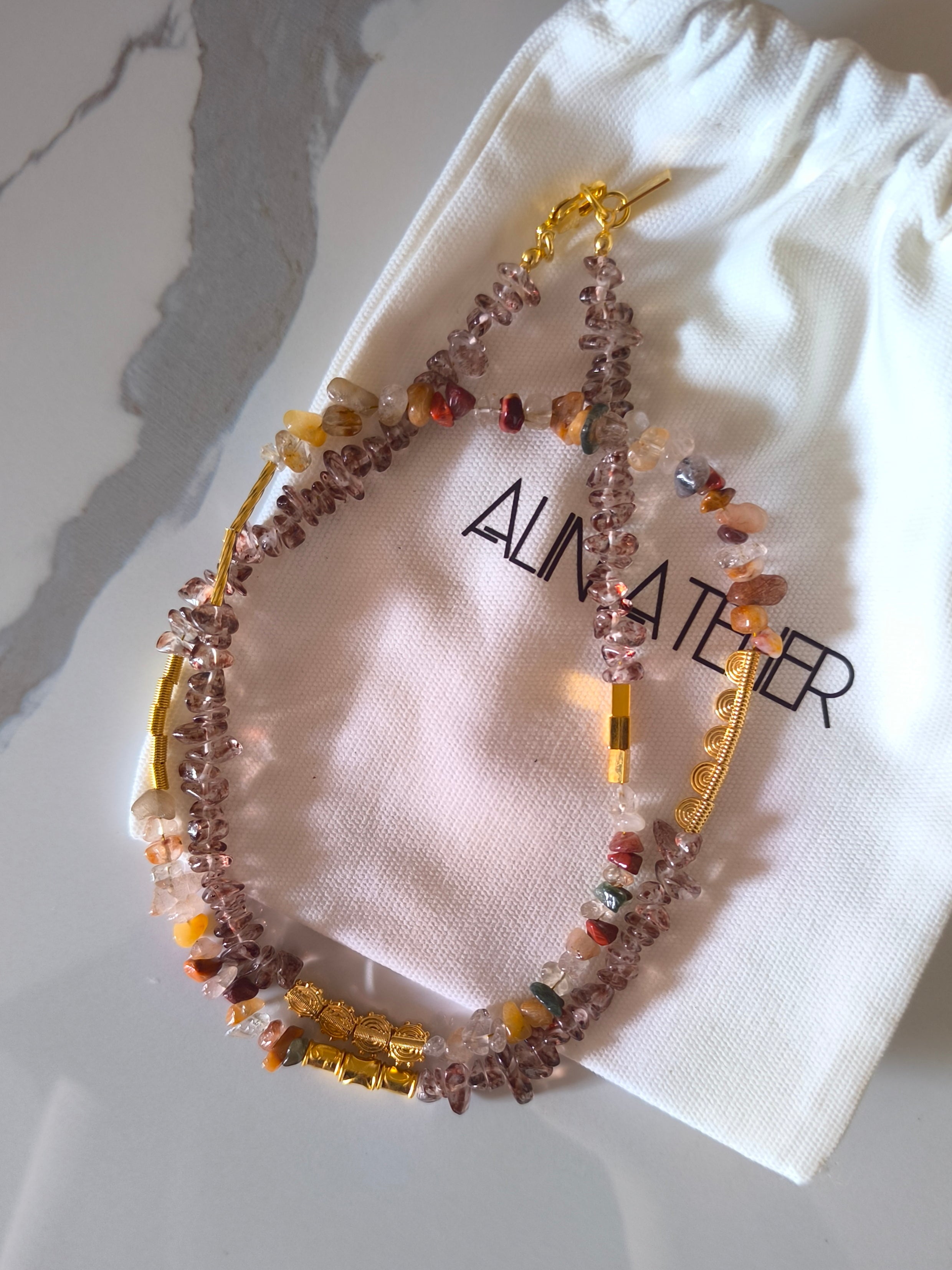 Pulse Brown Necklace