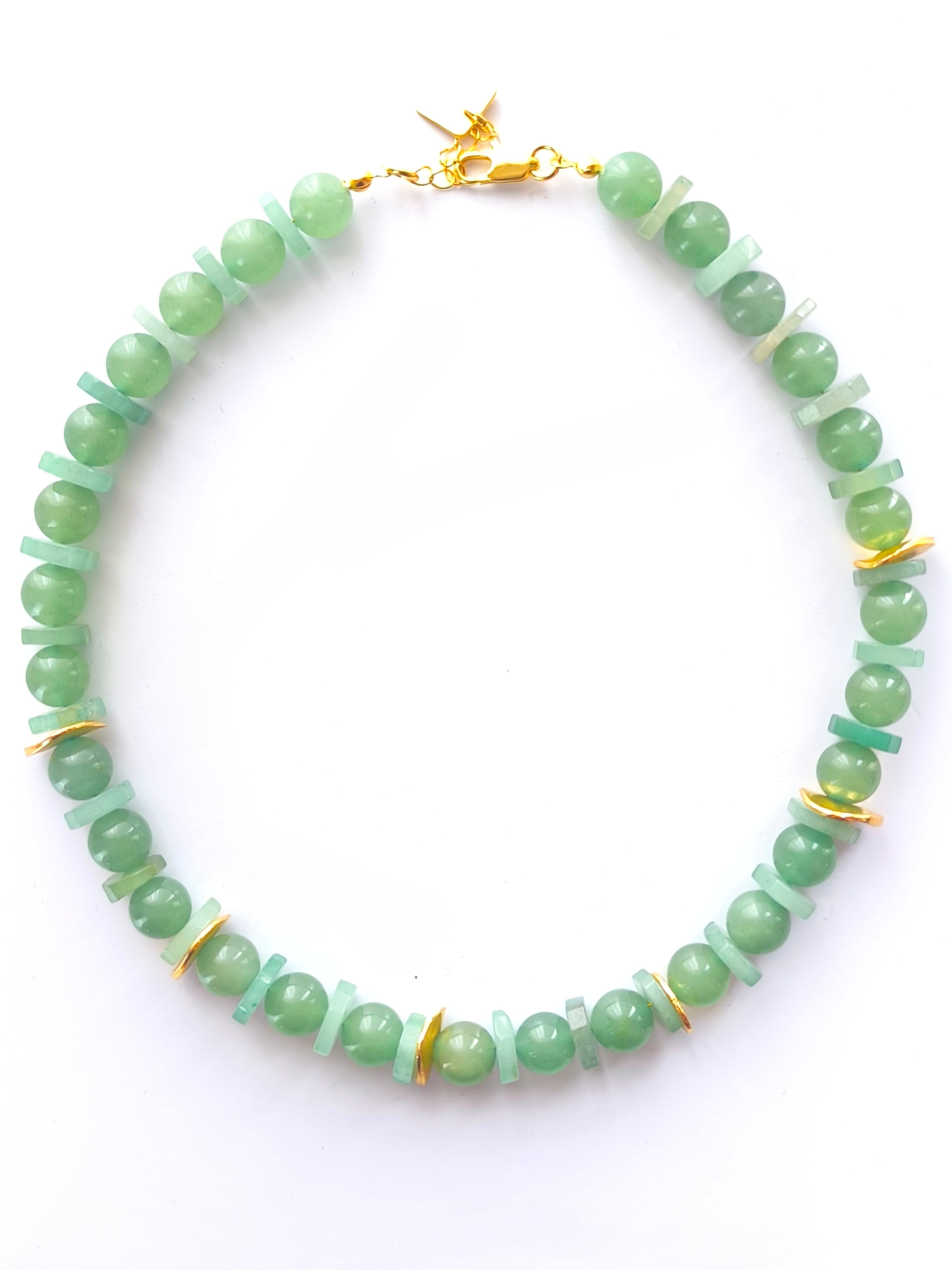 Huey Green Necklace