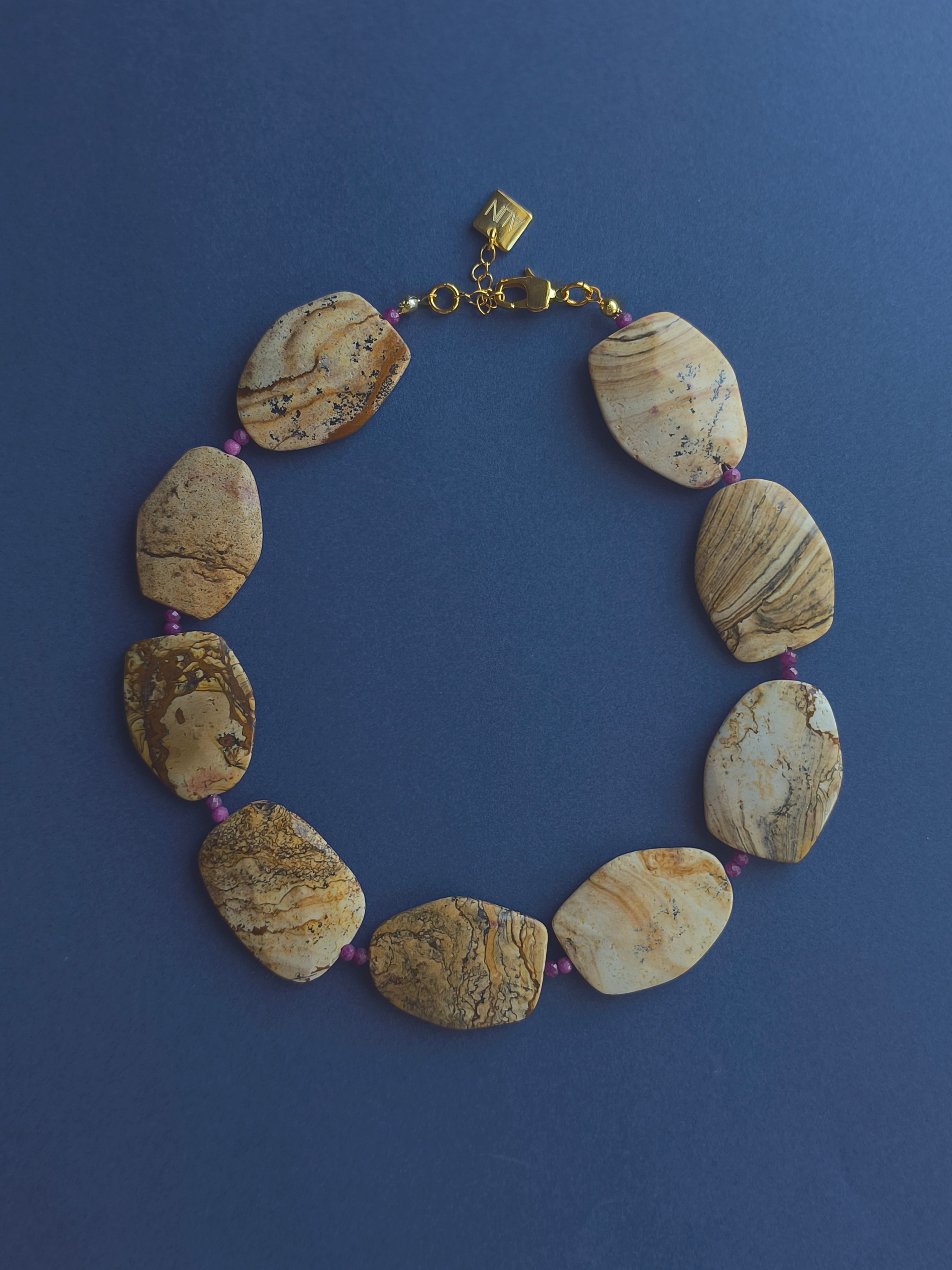 Honey Stone<br>Necklace