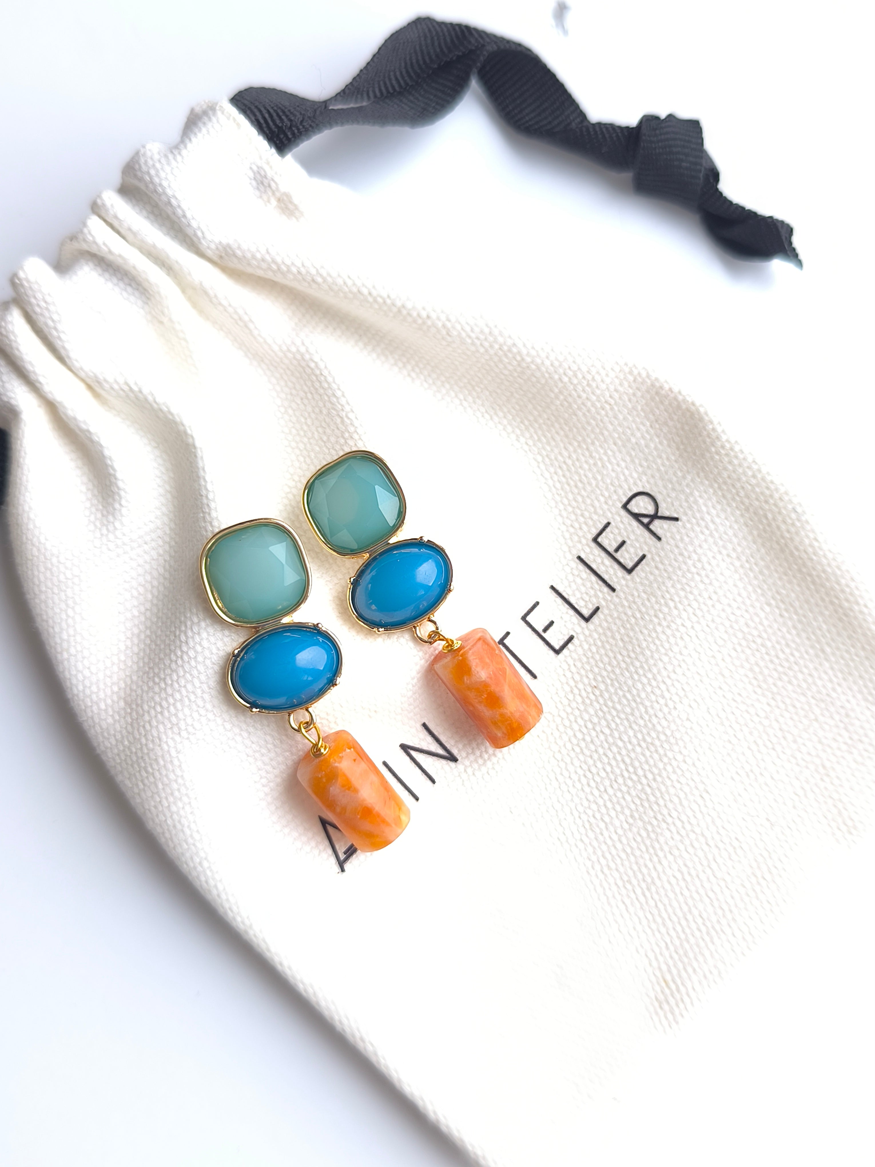 Galina Carnelian Earrings