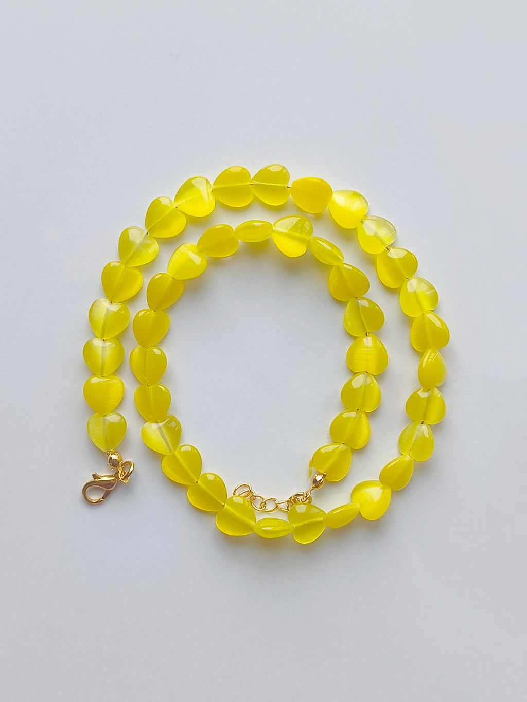 Amour Fin | Yellow Heart Necklace