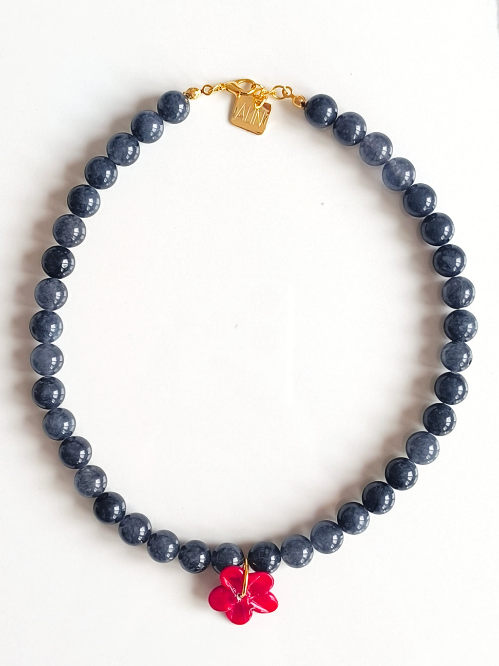 Nerina Blue-Grey Necklace