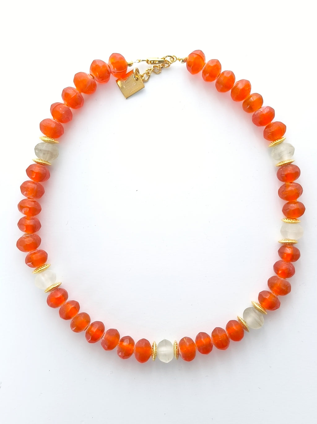Virelia Orange Necklace