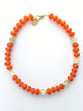 Virelia Orange Necklace