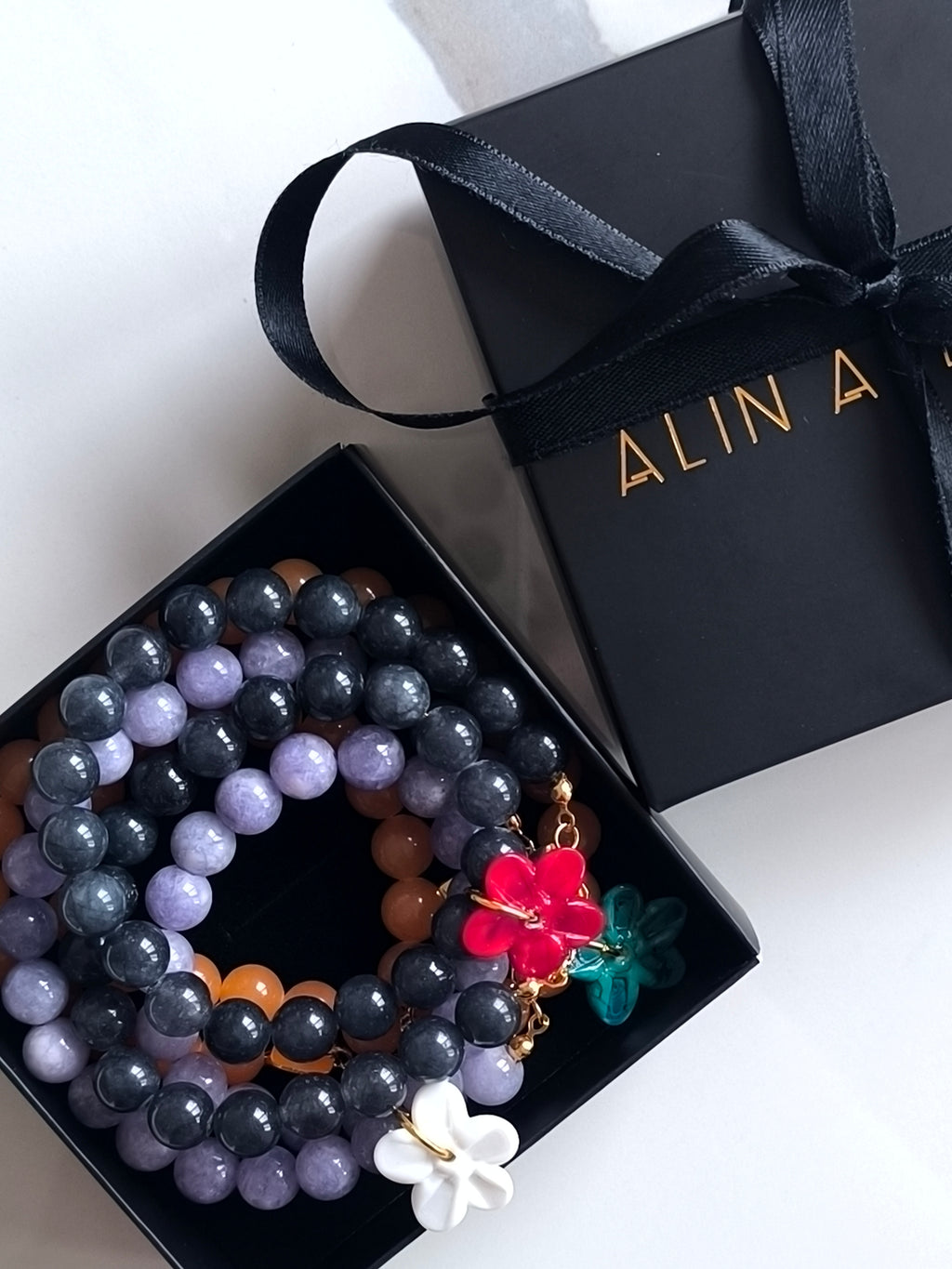 Nerina Blue-Grey Necklace