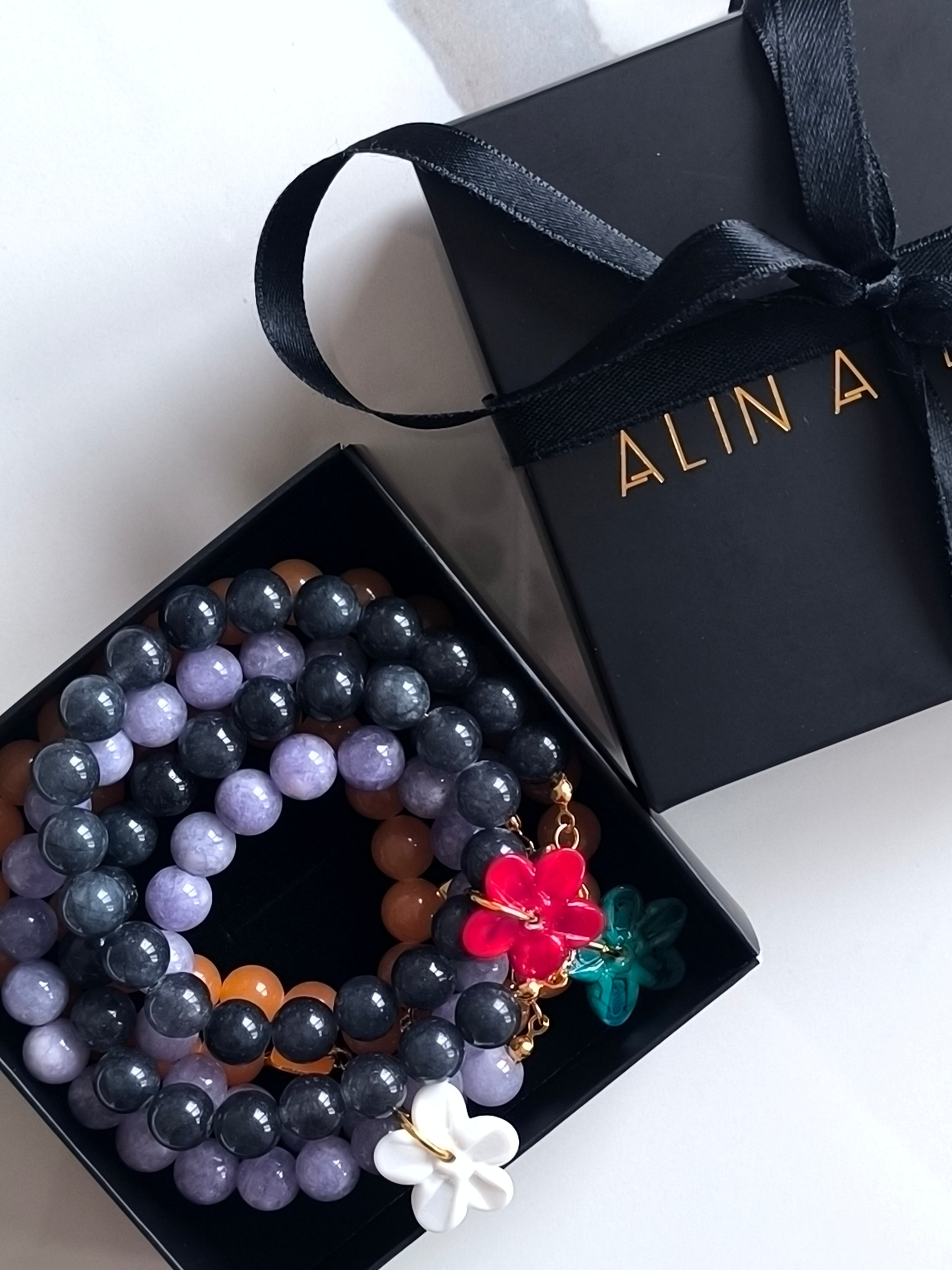 Nerina Blue-Grey Necklace