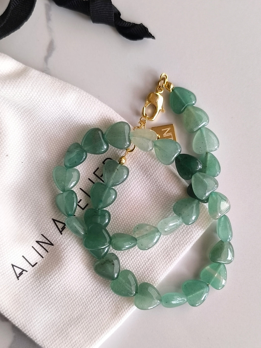 Amour Fin | Beloved Aventurine Necklace