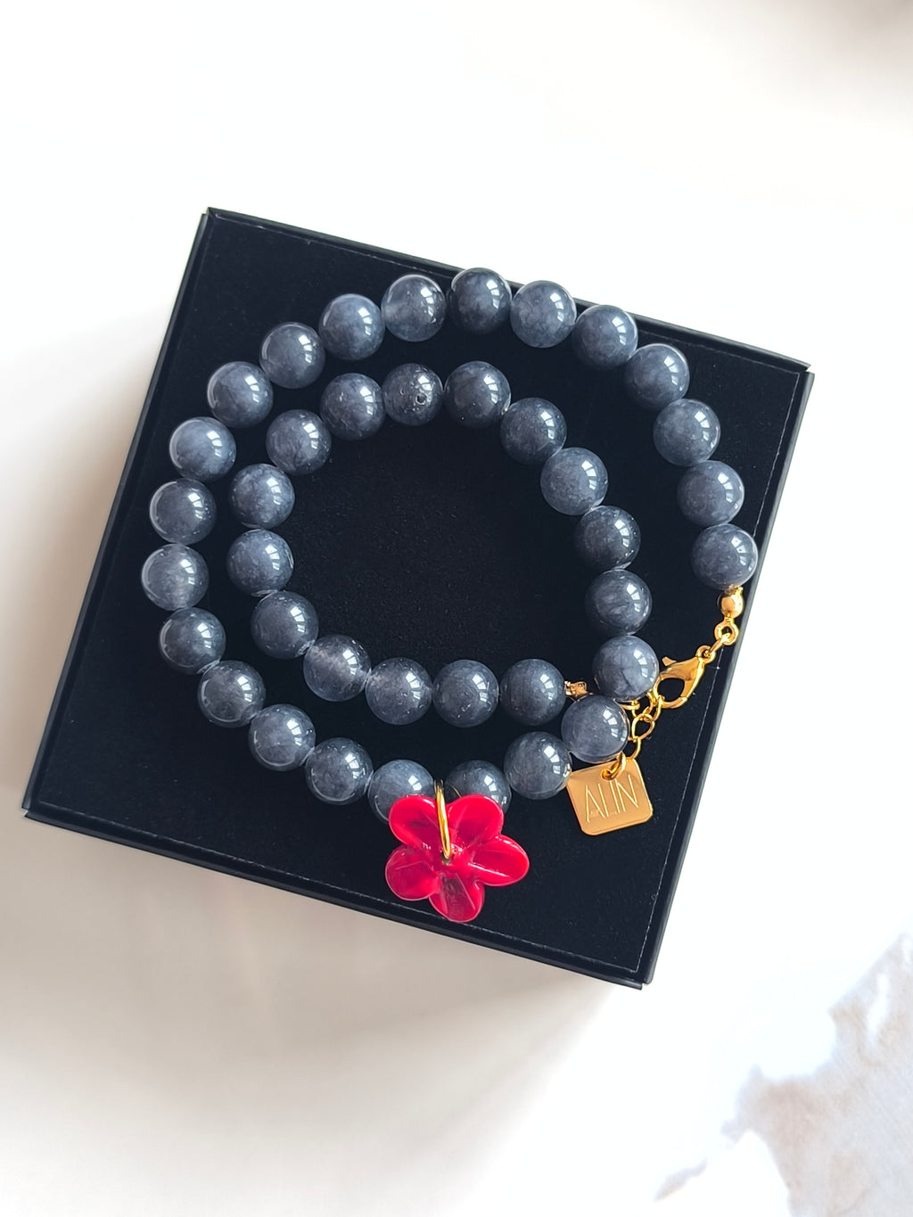 Nerina Blue-Grey Necklace
