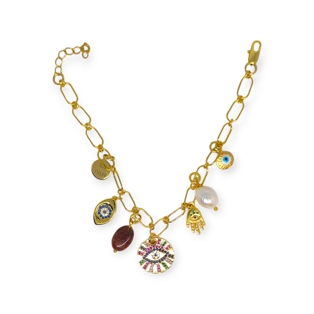 Charm/Evil Eye Bileklik