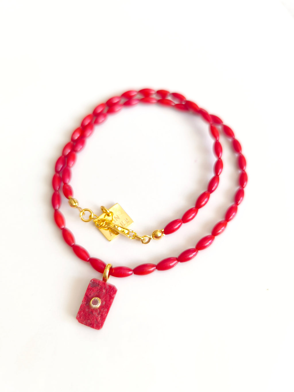 Lapetus Coral Necklace